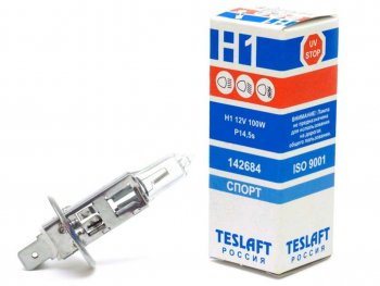 94 р. Лампа 12V H1 100W P14.5s 2600лм Спорт TESLAFT (Россия) TESLAFT 4631111142684 TESLAFT 4631111142684  с доставкой в г. Майкоп. Увеличить фотографию 1