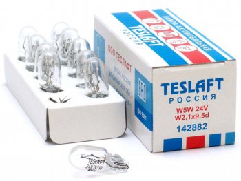 16 р. Лампа 24V W5W T10 W2.1x9.5d 50лм Стандарт TESLAFT (Россия) TESLAFT 4631111142882  с доставкой в г. Майкоп. Увеличить фотографию 1