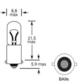 32 р. Лампа 24V T4W BA9s 35лм Стандарт TESLAFT (Россия) TESLAFT 4631111143049  с доставкой в г. Майкоп. Увеличить фотографию 4