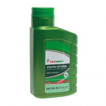 559 р. Масло моторное Ультра-Оптима API SLCF 5W40 псинт.1л ТАТНЕФТЬ ТАТНЕФТЬ 4650229680598  с доставкой в г. Майкоп. Увеличить фотографию 1