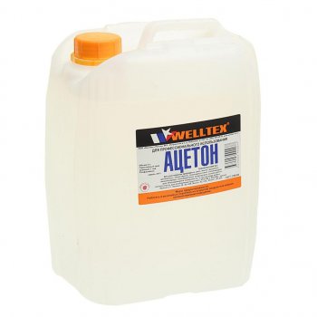 1 299 р. Растворитель АЦЕТОН 5л WELLTEX WELLTEX 4670007990077  с доставкой в г. Майкоп. Увеличить фотографию 1