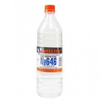 183 р. Растворитель 646 1л WELLTEX WELLTEX 4670007990213  с доставкой в г. Майкоп. Увеличить фотографию 1