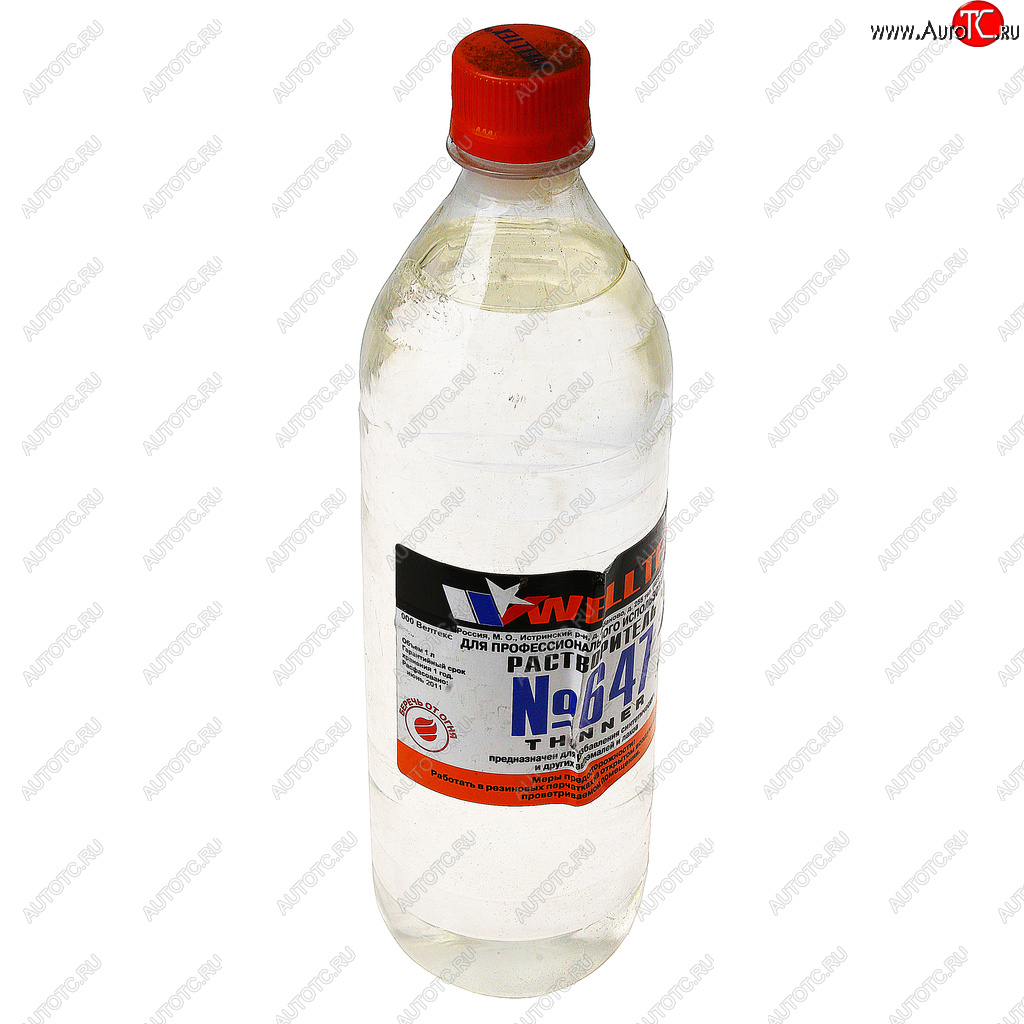 204 р. Растворитель 647 1л WELLTEX WELLTEX 4670007990299  с доставкой в г. Майкоп