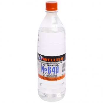 248 р. Растворитель 649 1л WELLTEX WELLTEX 4670007990374  с доставкой в г. Майкоп. Увеличить фотографию 1