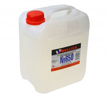 959 р. Растворитель 650 5л WELLTEX WELLTEX 4670007990473  с доставкой в г. Майкоп. Увеличить фотографию 1