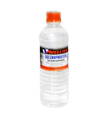 189 р. Обезжириватель быстроиспаряющийся 0.5л WELLTEX WELLTEX 4670007990671  с доставкой в г. Майкоп. Увеличить фотографию 1