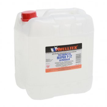 1 799 р. Растворитель Р-12 5л WELLTEX WELLTEX 4670007991272  с доставкой в г. Майкоп. Увеличить фотографию 1