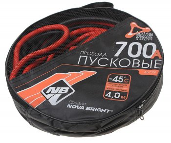 1 469 р. Провода для прикуривания 700А 4.0м Fusion NOVA BRIGHT NOVA BRIGHT 46779  с доставкой в г. Майкоп. Увеличить фотографию 2