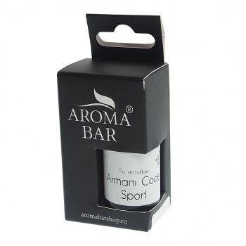 260 р. Ароматизатор масляный (Armani Code Sport) 10мл в крафтовой коробке AROMA BAR AROMA BAR 4678597200323 (33 oilset)  с доставкой в г. Майкоп. Увеличить фотографию 1