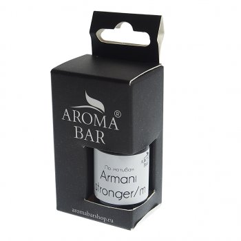 299 р. Ароматизатор масляный (Armani stronger) 10мл в крафтовой коробке AROMA BAR AROMA BAR 4678597200453 (48 oilset)  с доставкой в г. Майкоп. Увеличить фотографию 1