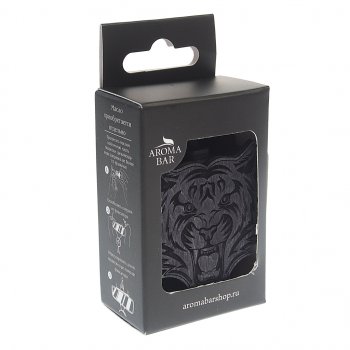 280 р. Подвеска ароматная «Шерхан» в крафтовой упаковке черная AROMA BAR AROMA BAR 4678597202433 (tigerblackset)  с доставкой в г. Майкоп. Увеличить фотографию 2