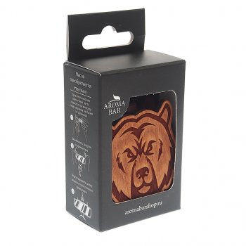 280 р. Подвеска ароматная «Медведь» в крафтовой упаковке коричневая AROMA BAR AROMA BAR 4678597202556 (bearbrownset)  с доставкой в г. Майкоп. Увеличить фотографию 2