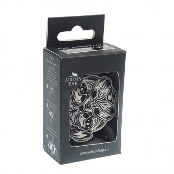 280 р. Подвеска ароматная на дефлектор на магните Мопс черно-белая AROMA BAR AROMA BAR 4678597209784 (defpugblackwh)  с доставкой в г. Майкоп. Увеличить фотографию 2