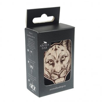 280 р. Подвеска ароматная Пума в крафтовой упаковке коричнево-белая AROMA BAR AROMA BAR 4678597209982 (pumabrownwhset)  с доставкой в г. Майкоп. Увеличить фотографию 2