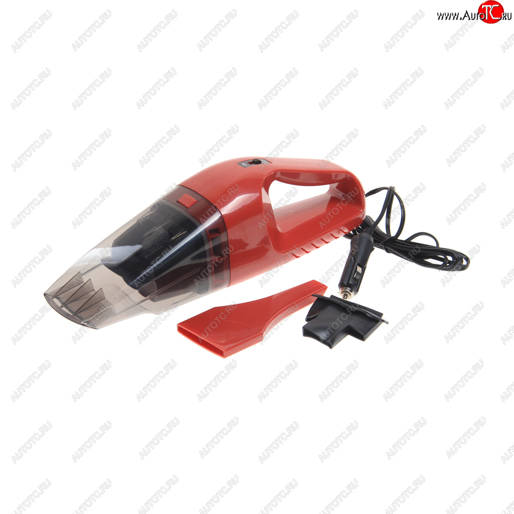 1 369 р. Пылесос автомобильный 12V 75W для сухой и влажной уборки красный NOVA BRIGHT NOVA BRIGHT 46884  с доставкой в г. Майкоп