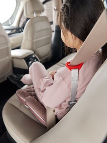 2 799 р. Подушка авт.детская БУСТЕР 15-36кг (II-III) 6-12лет desert pink Rider HAPPY BABY HAPPY BABY 4690624062438  с доставкой в г. Майкоп. Увеличить фотографию 10
