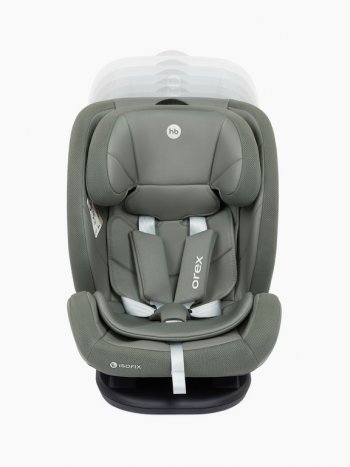 16 999 р. Автокресло детское 0-36кг (0+I-ll-IlI) 0-12лет dark green OREX Isofix HAPPY BABY HAPPY BABY 4690624065477  с доставкой в г. Майкоп. Увеличить фотографию 8