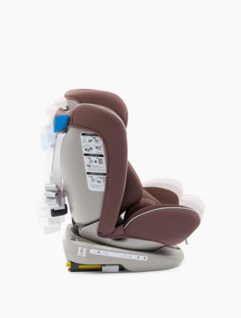 14 999 р. Автокресло детское 0-36кг (0+I-ll-IlI) 0-12лет chocolate UNIX Isofix HAPPY BABY HAPPY BABY 4690624066269  с доставкой в г. Майкоп. Увеличить фотографию 8