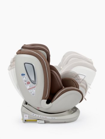 18 499 р. Автокресло детское 0-36кг (0+I-ll-IlI) 0-12лет brown I-UNIX Isofix с боковой доп.защитой HAPPY BABY HAPPY BABY 4690624068959  с доставкой в г. Майкоп. Увеличить фотографию 6