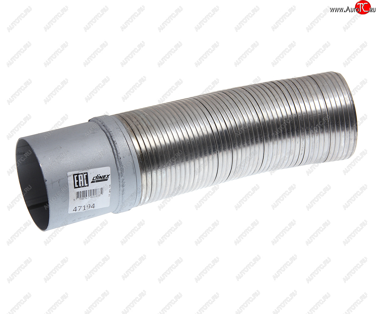 4 099 р. Гофра MAN выхлопной системы (d=110 L=415) (нерж.) с фланцем DINEX DINEX 47194 DINEX 47194  с доставкой в г. Майкоп