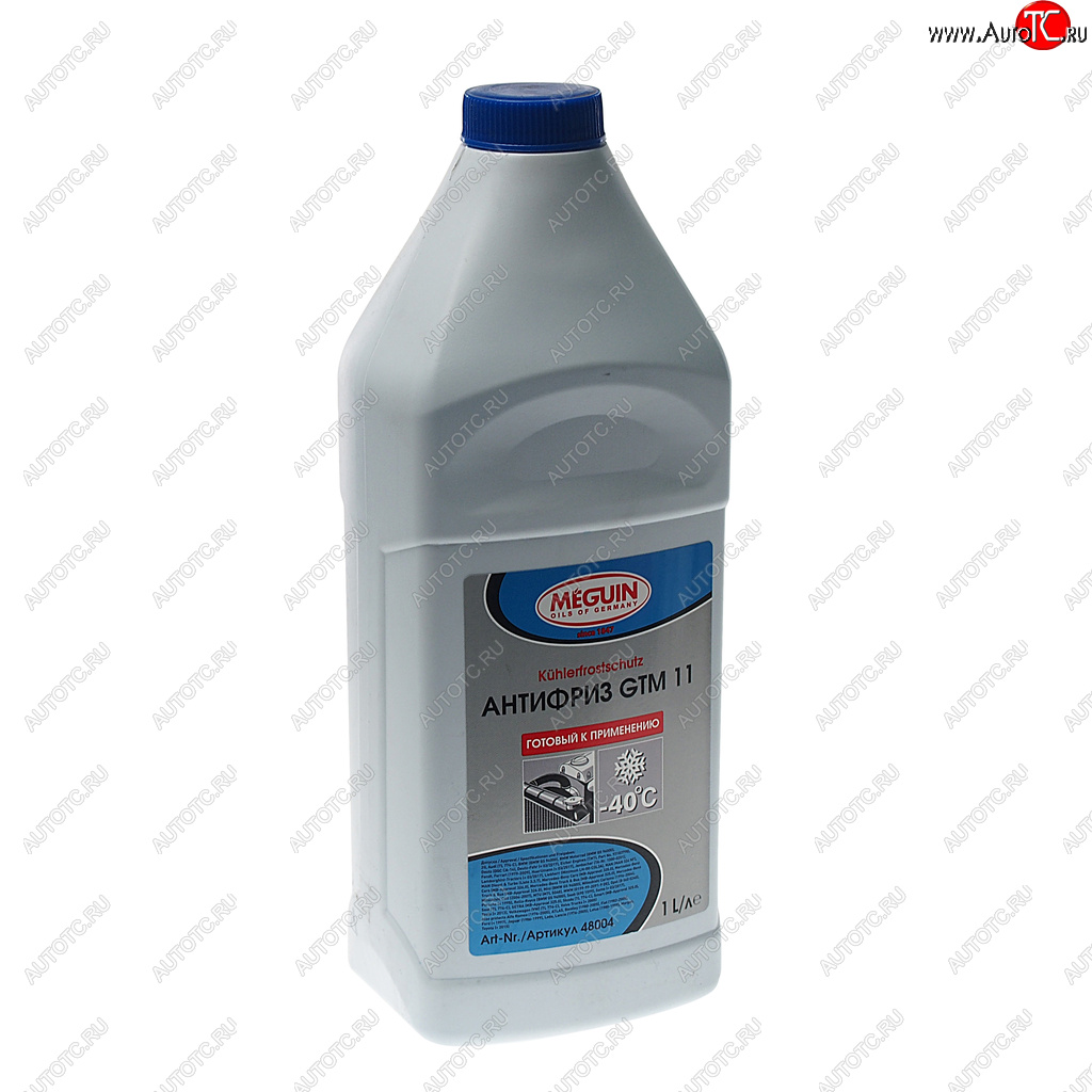 329 р. Антифриз синий -40C 1л GTM11 MEGUIN MEGUIN 48004 MEGUIN 48004  с доставкой в г. Майкоп