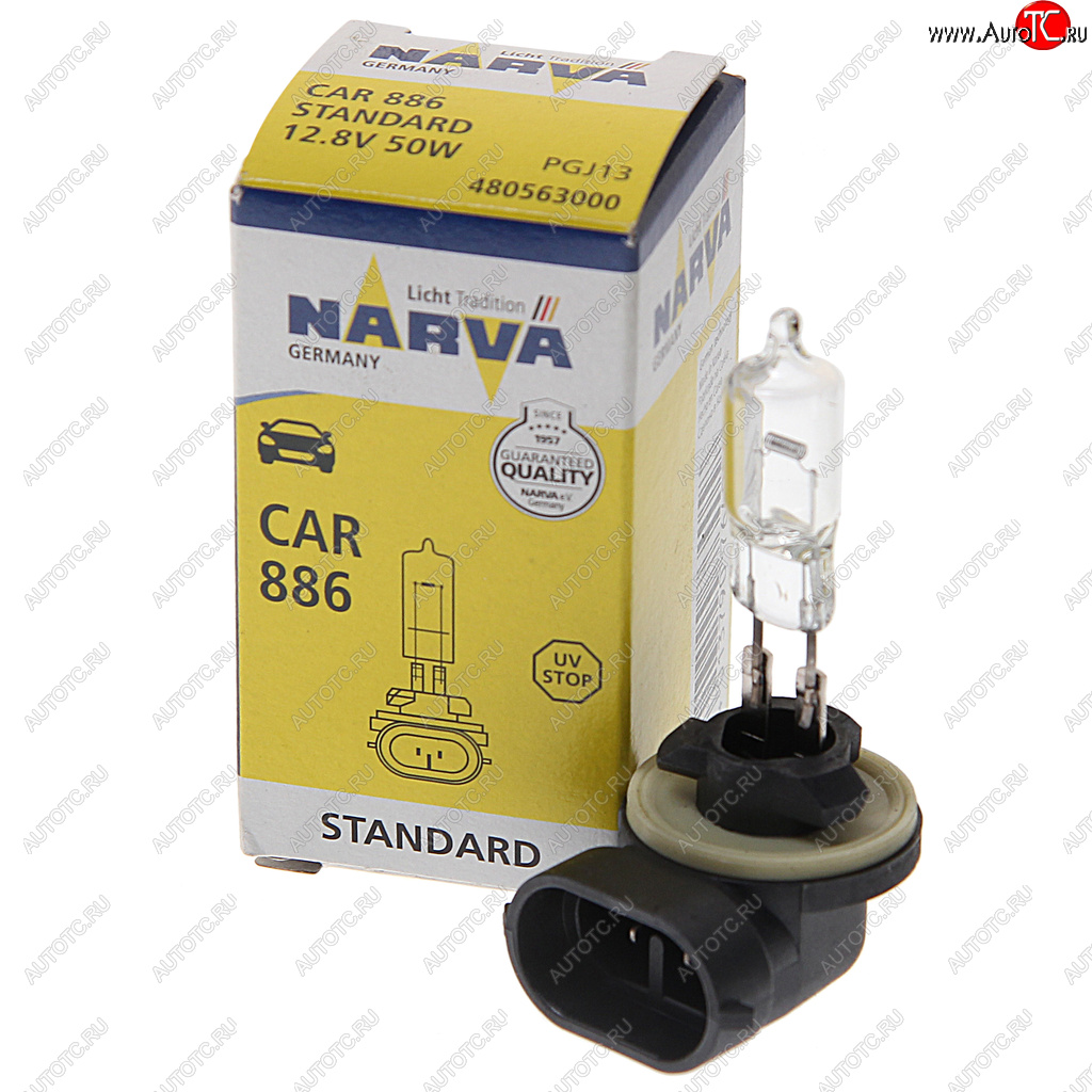 429 р. Лампа 12V H27W1 50W PGJ13 American Types NARVA NARVA 480563000  с доставкой в г. Майкоп