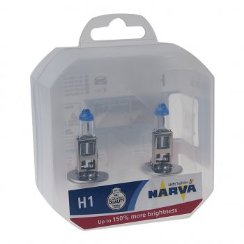 1 439 р. Лампа 12V H1 55W P14.5s +150% бокс (2шт.) Range Power 150 NARVA NARVA 480682100  с доставкой в г. Майкоп. Увеличить фотографию 1