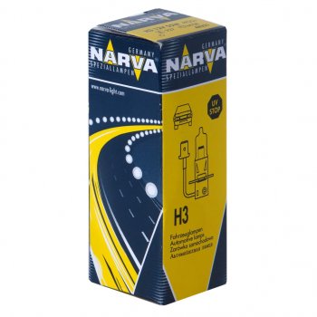 149 р. Лампа 12V H3 55W PK22s Standard NARVA NARVA 483213000  с доставкой в г. Майкоп. Увеличить фотографию 1