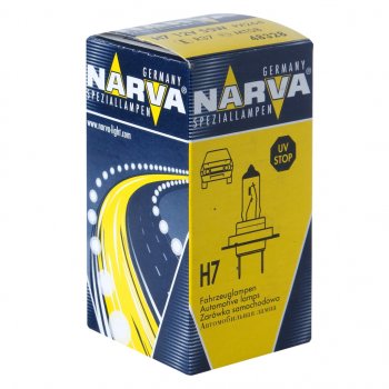 225 р. Лампа 12V H7 55W PX26d Standard NARVA NARVA 483283000  с доставкой в г. Майкоп. Увеличить фотографию 1