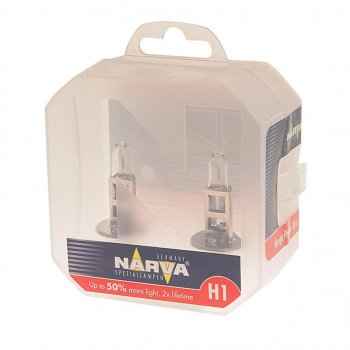 1 199 р. Лампа 12V H1 55W P14.5s +50% бокс (2шт.) Range Power 50+ NARVA NARVA 483342100  с доставкой в г. Майкоп. Увеличить фотографию 1
