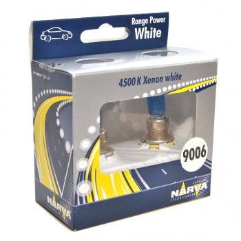 1 299 р. Лампа 12V HB4 55W P22d 4500K бокс (2шт.) Range Power White NARVA NARVA 486262100  с доставкой в г. Майкоп. Увеличить фотографию 1