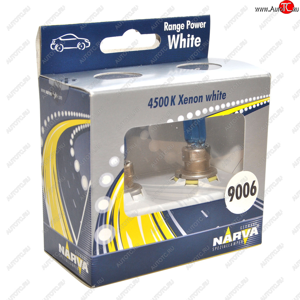 1 299 р. Лампа 12V HB4 55W P22d 4500K бокс (2шт.) Range Power White NARVA NARVA 486262100  с доставкой в г. Майкоп