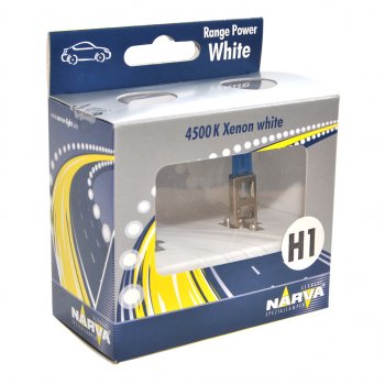 899 р. Лампа 12V H1 55W P14.5s 4500K бокс (2шт.) Range Power White NARVA NARVA 486412100  с доставкой в г. Майкоп. Увеличить фотографию 1