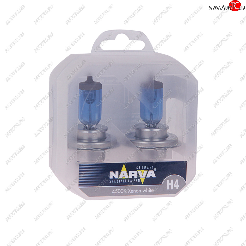 889 р. Лампа 12V H4 6055W P43t-38 4500K бокс (2шт.) Range Power White NARVA NARVA 486802100  с доставкой в г. Майкоп