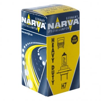 879 р. Лампа 24V H7 70W PX26d Heavy Duty NARVA NARVA 487293000  с доставкой в г. Майкоп. Увеличить фотографию 1