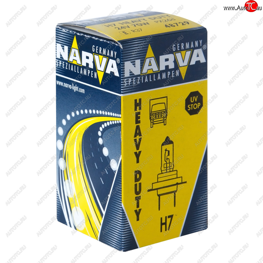 879 р. Лампа 24V H7 70W PX26d Heavy Duty NARVA NARVA 487293000  с доставкой в г. Майкоп