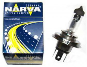 215 р. Лампа 12V H4 6055W P43t-38 Standard NARVA NARVA 488813000  с доставкой в г. Майкоп. Увеличить фотографию 2