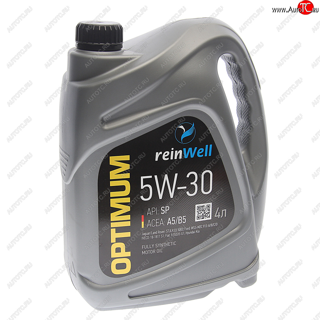 2 799 р. Масло моторное A5B5 5W30 синт.4л REINWELL REINWELL 4953  с доставкой в г. Майкоп