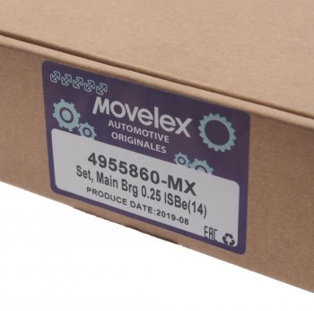 2 659 р. Вкладыши КАМАЗ дв.CUMMINS ISBe,ISDe коренные d=0.25 комплект 14шт. MOVELEX MOVELEX 4955860-mx  с доставкой в г. Майкоп. Увеличить фотографию 3