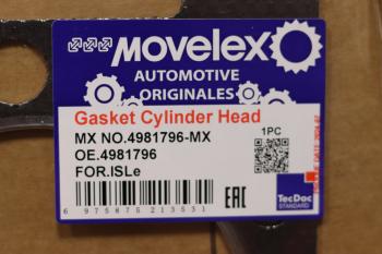 1 879 р. Прокладка головки блока КАМАЗ-6520-19 дв.CUMMINS ISLe MOVELEX MOVELEX 4981796-mx  с доставкой в г. Майкоп. Увеличить фотографию 5