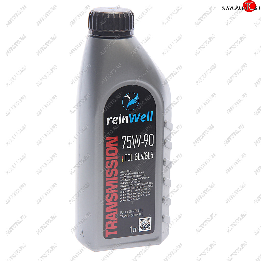 1 359 р. Масло трансмиссионное TDL 75W90 GL-45 синт.1л REINWELL REINWELL 4999  с доставкой в г. Майкоп