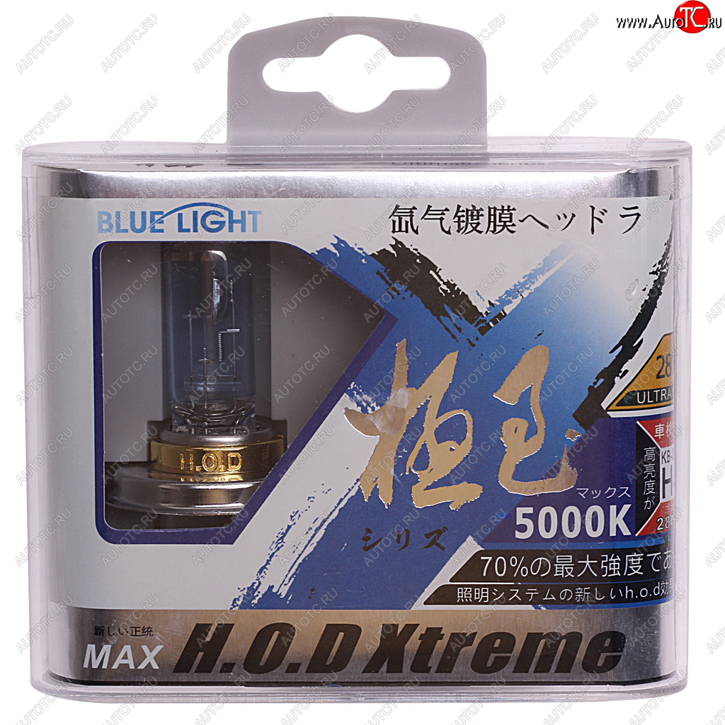 1 079 р. Лампа 12V H4 60/55W P43t 5000K бокс (2шт.) HOD XTREME  500032  500032  с доставкой в г. Майкоп