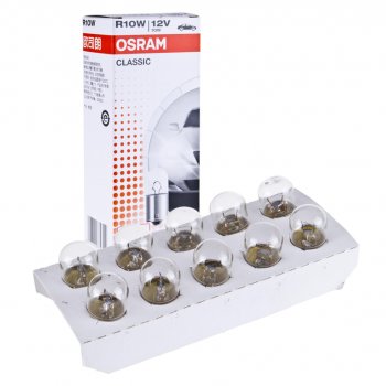 31 р. Лампа 12V R10W BA15s OSRAM OSRAM 5008clc  с доставкой в г. Майкоп. Увеличить фотографию 1