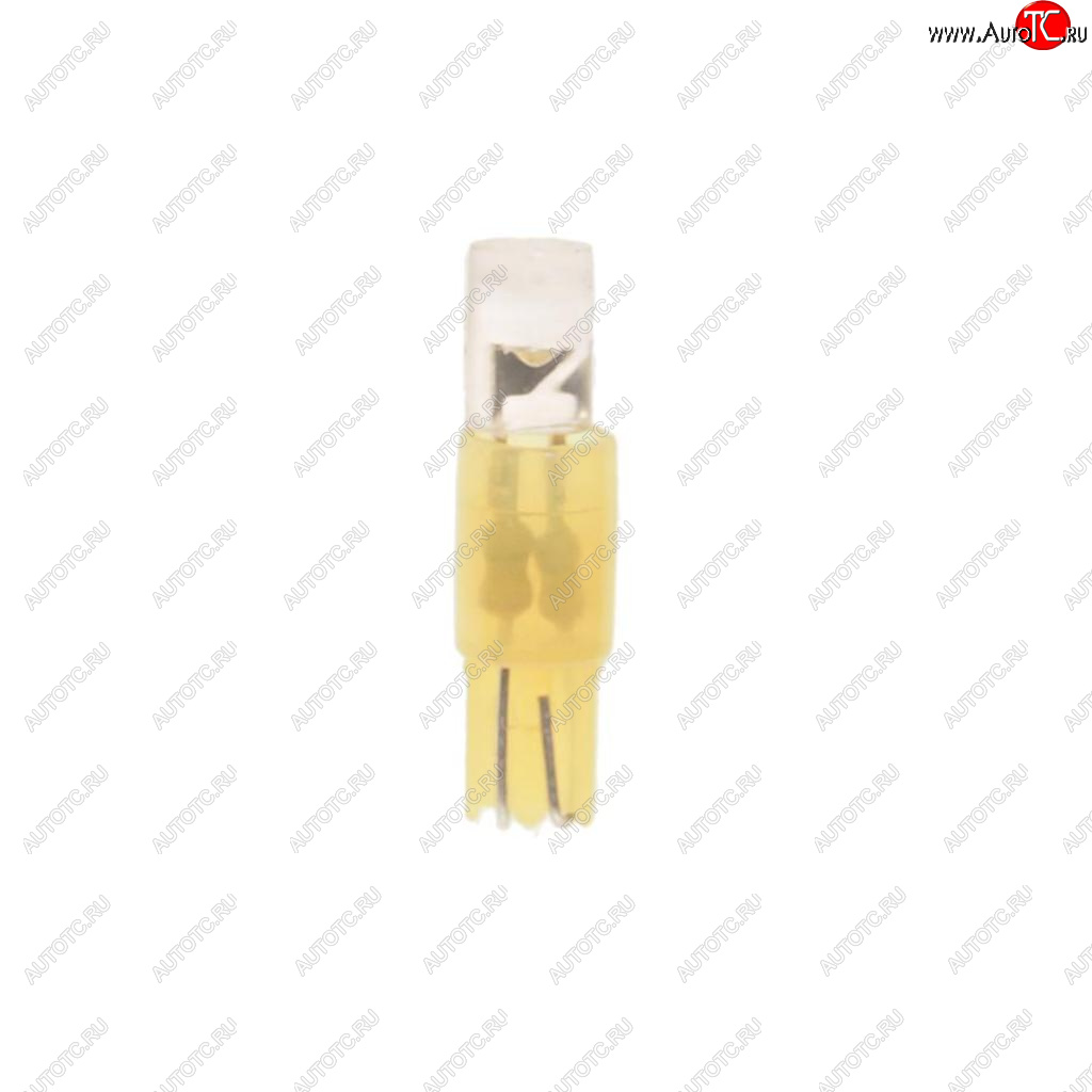 9 р. Лампа светодиодная 12V T5 W2x4.6d бесцокольная желтый MEGAPOWER MEGAPOWER-AUTOMOTIVE 50112y  с доставкой в г. Майкоп