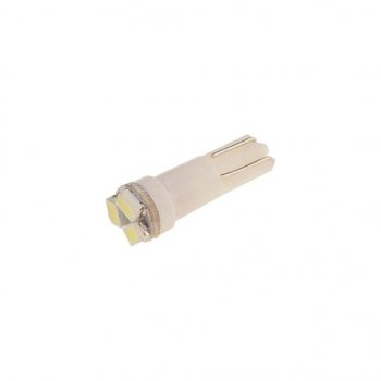 10 р. Лампа светодиодная 12V T5 W2x4.6d 6000K бесцокольная 3 светодиода MEGAPOWER MEGAPOWER-AUTOMOTIVE 50115w  с доставкой в г. Майкоп. Увеличить фотографию 2
