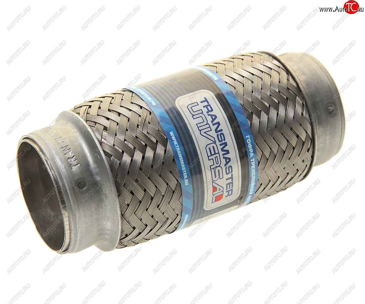 629 р. Гофра глушителя 50x150 в 3-ой оплетке innerbraid нержавеющая сталь TRANSMASTER TRANSMASTER 50150  с доставкой в г. Майкоп