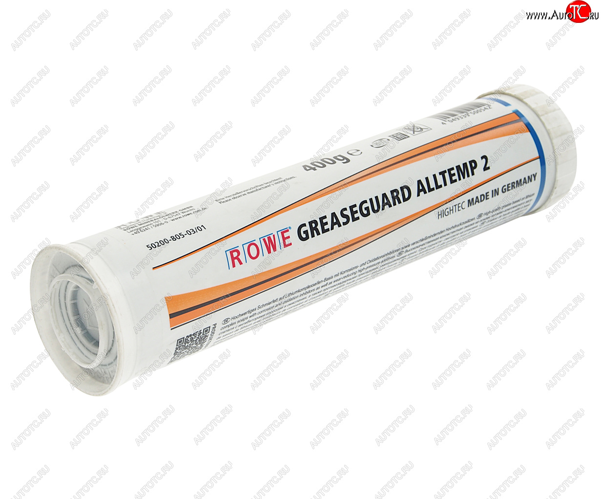 969 р. Смазка литиевая высокотемпературная HIGHTEC GREASEGUARD ALLTEMP 2 NLGI 2 400г картридж (синяя) ROWE ROWE 50200-0004-99  с доставкой в г. Майкоп