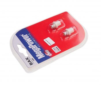 97 р. Лампа светодиодная 12V T5 W2x4.6d 6000K бесцокольная блистер (2шт.) MEGAPOWER MEGAPOWER-AUTOMOTIVE 50213w-2бл  с доставкой в г. Майкоп. Увеличить фотографию 2