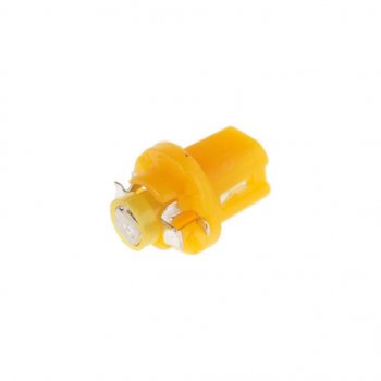 30 р. Лампа светодиодная 12V T5 W2x4.6d бесцокольная желтый MEGAPOWER MEGAPOWER-AUTOMOTIVE 50213y  с доставкой в г. Майкоп. Увеличить фотографию 2