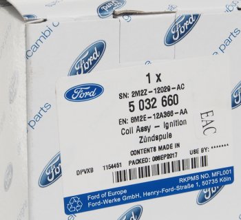 4 199 р. Катушка зажигания FORD Maverick (01-08) OE FORD 5032660  с доставкой в г. Майкоп. Увеличить фотографию 4